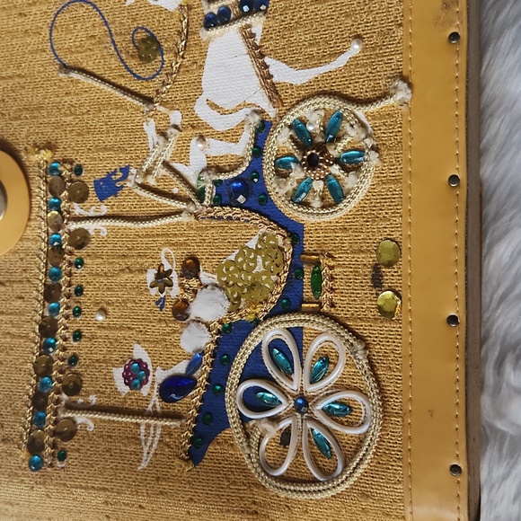 VINTAGE ORIENTAL BEADED HANDBAG - Picture 2 of 16